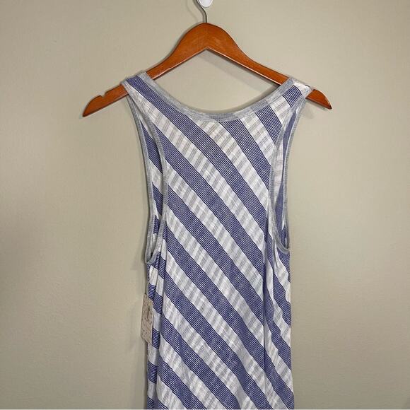 NEW Free People Striped Topsy Turny Tank in White Combo M - Picture 8 of 10